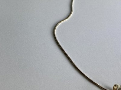 Vintage Chain with  Pendant Carnelian
