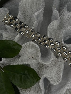 Italy Milor Elegant Design 925 Sterling Silver Bracelet Size 7.5