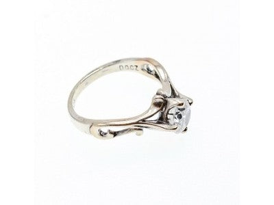 925 Sterling Silver CZ Ring Size 5.5
