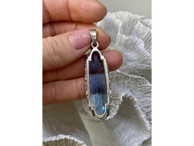 925 Sterling Silver Alpanite Pendant