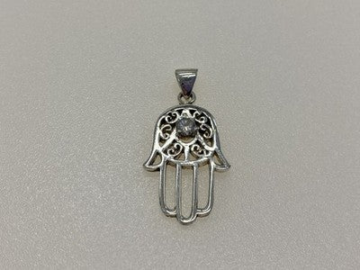 925 Sterling Silver CZ Pendant