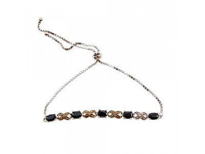925 Sterling Silver Spinel Bracelet