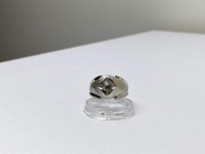 925 Sterling Silver CZ Ring Size 10