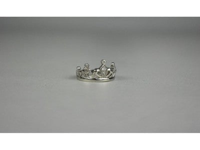 925 Sterling Silver Goshenite "Crown" Ring Size 6.5