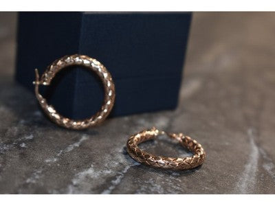 925 Sterling Silver Gold Plated Earrings