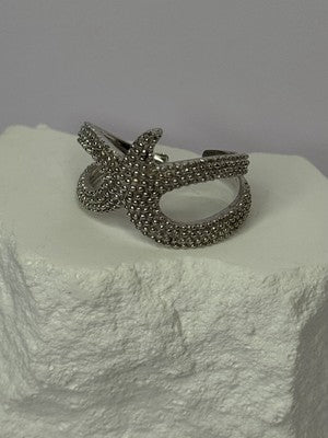 925 Sterling Silver "Sea Star" Ring Size 6-7 (Adjustable)