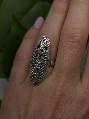 Vintage 925 Sterling Silver Ring Size 7