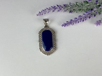Pendant With Blue Agate