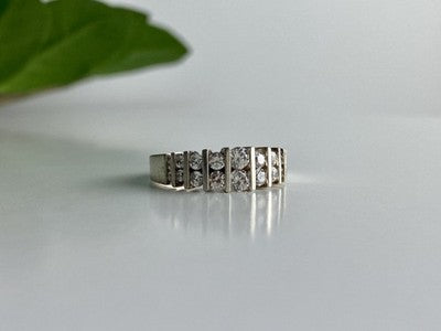 925 Sterling Silver CZ Ring Size 11.75
