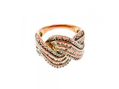 Beautiful Ring With CZ Size 7.5