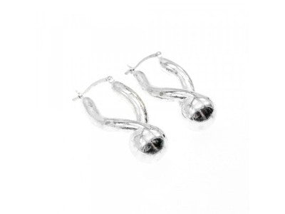 925 Sterling Silver Earrings Italy