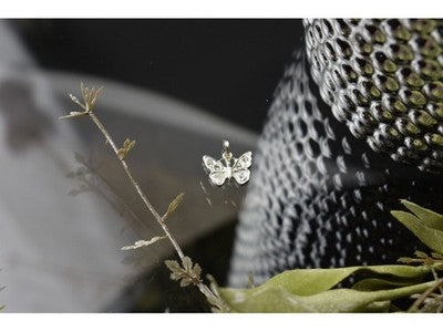 925 Sterling Silver CZ Butterfly Pendant