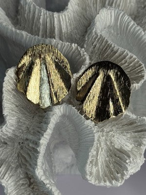 Unique Gold Plated Earrings Length 1.15 Inch
