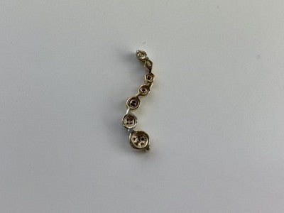 925 Sterling Silver Diamond Pendant