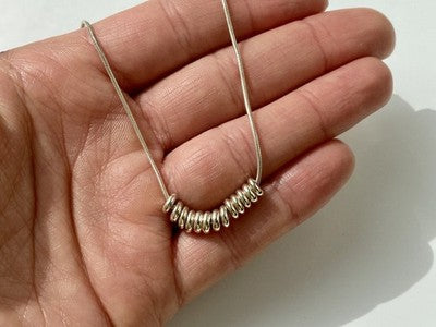 925 Sterling Silver Necklace Italy