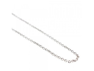 14 White Gold Chain 16.1 In