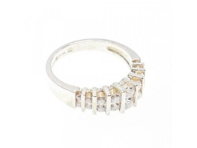 925 Sterling Silver CZ Ring Size 11.75