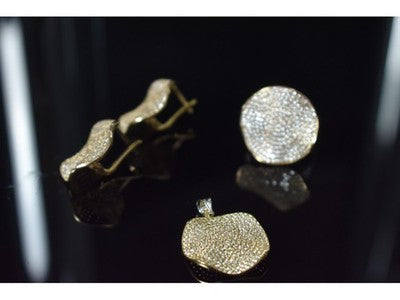 925 Sterling Silver CZ Set