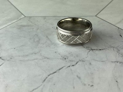 925 Sterling Silver "Spinner" Ring Size 8.5