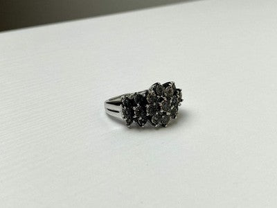 925 Sterling Silver Spinel Ring Size 8