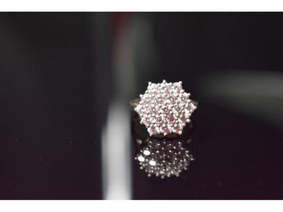 925 Sterling Silver CZ Ring Size 6.5