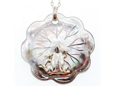 925 Sterling Silver Galiotis "Frog" Chain With Pendant