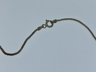 925 Sterling Silver CZ & Marcasites Chain With Cross