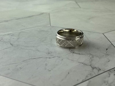 925 Sterling Silver "Spinner" Ring Size 8.5