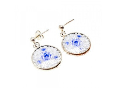 925 Sterling Silver Agate "Magic" Earrings