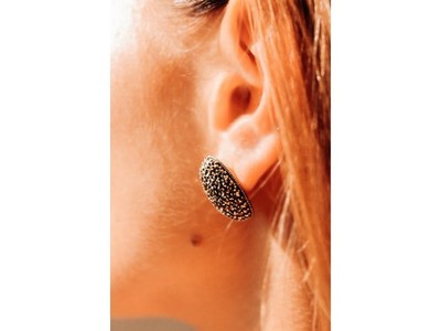 925 Sterling Silver Marcasites Stud Earrings