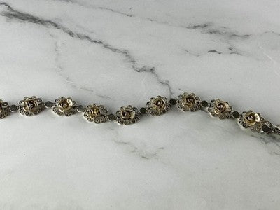 Vintage 925 Sterling Silver Bracelet Size 7 In