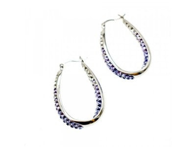 925 Sterling Silver Multicolor CZ "Shine" Earrings