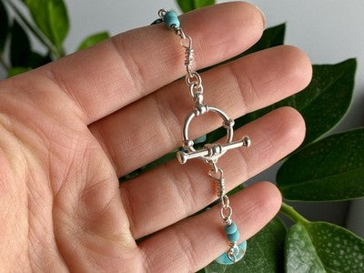 925 Sterling Silver Turquoise Bracelet
