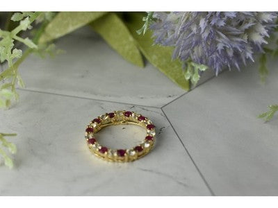 10K Yellow Gold Pink and Colorless Spinel Pendant