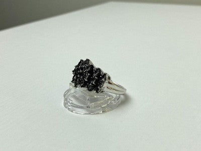 925 Sterling Silver Spinel Ring Size 8