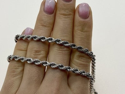 925 Sterling Silver Chain - Necklace Italy