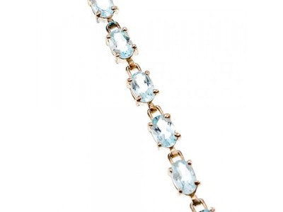 925 Sterling Silver Topaz Bracelet