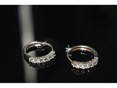 925 Sterling Silver CZ Earrings