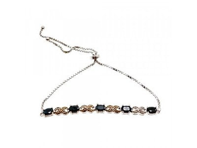 925 Sterling Silver Spinel Bracelet