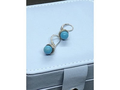 925 Sterling Silver Turquoise Earrings