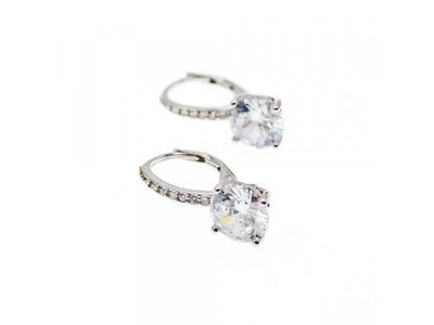 925 Sterling Silver CZ Earrings