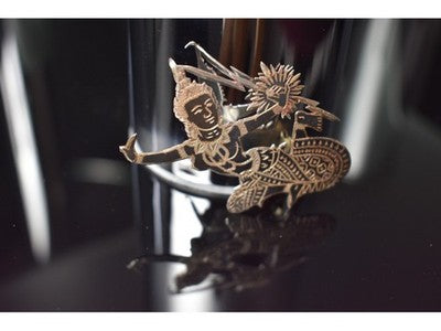 Vintage 925 Sterling Siamese Silver "Samurai" Brooch