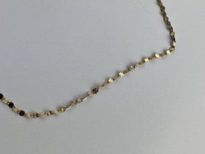 925 Sterling Silver Gold Plated Necklace Italy