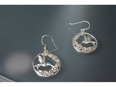 Vintage 925 Sterling Silver "Calibri" Earrings