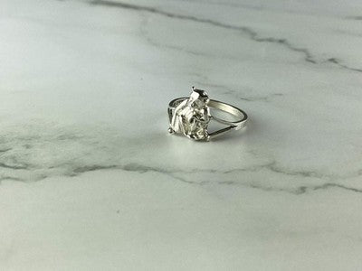 925 Sterling Silver "Monkey With a Child" Ring Size 7.5