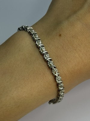 925 Sterling Silver Bracelet Length 7.5 Inch