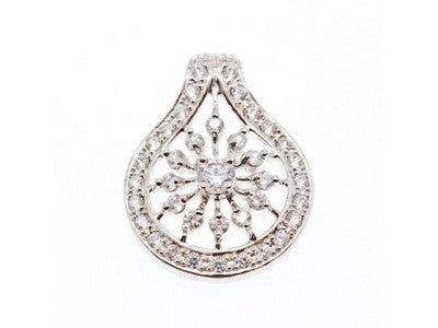 925 Sterling Silver CZ Pendant
