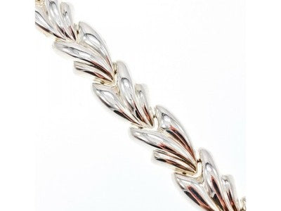 Vintage 925 Sterling Silver Bracelet Italy Milor