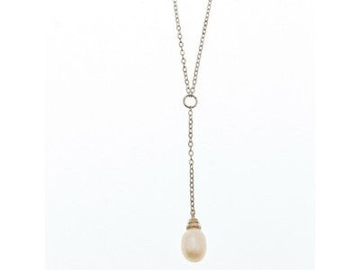 925 Sterling Silver Pearl Necklace Italy