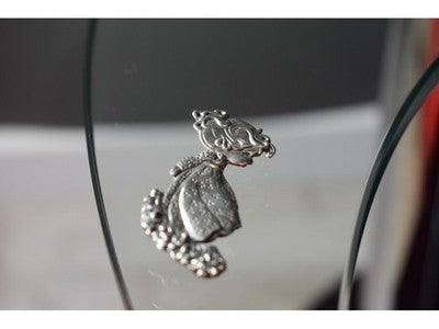 Vintage 925 Sterling Silver "Girl" Brooch